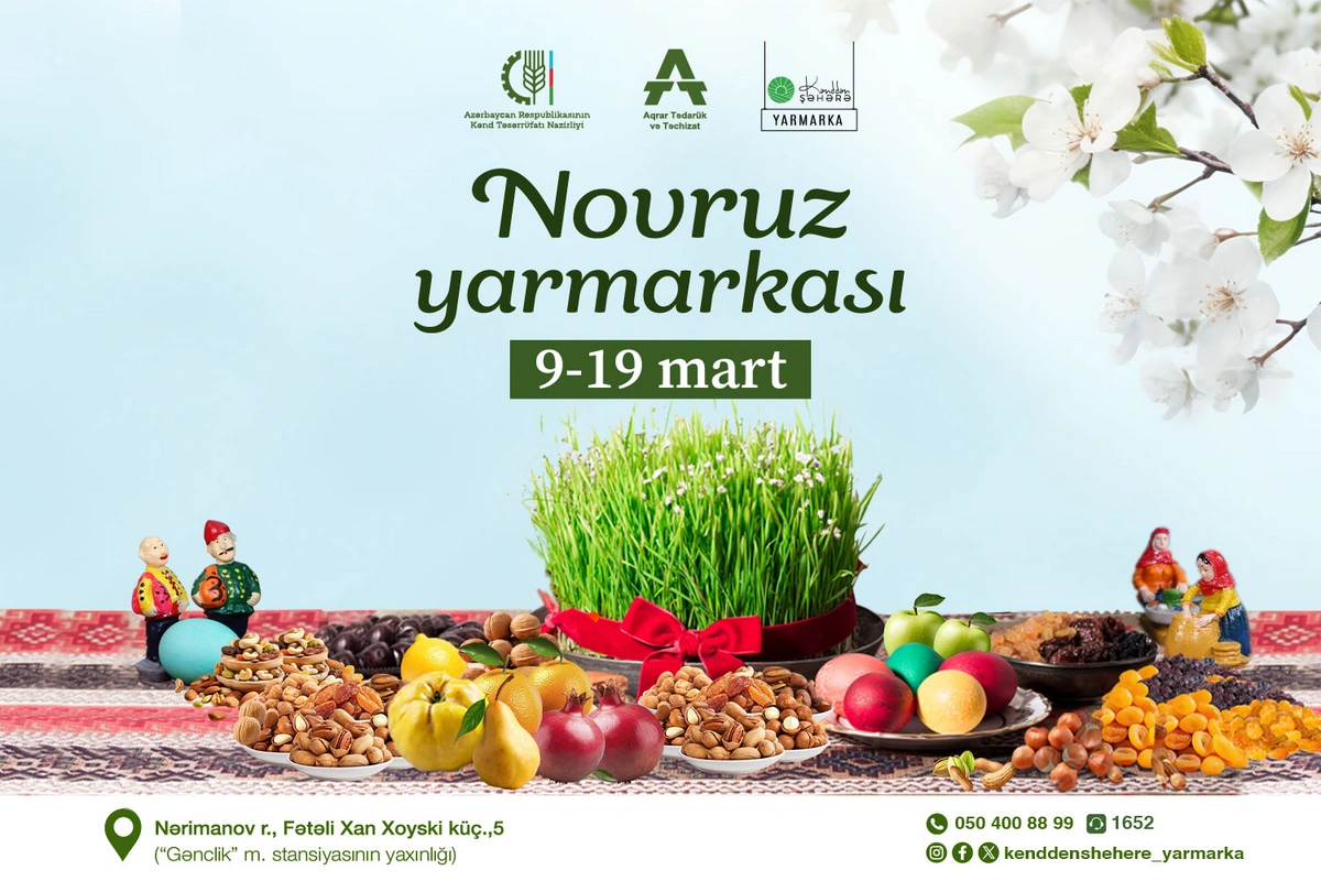 Bakıda Novruz yarmarkası təşkil olunacaq